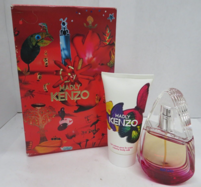 Madly Kenzo Set By Kenzo 1.0 oz Eau De Toilette Spray Creamy Body Milk 1.7 oz