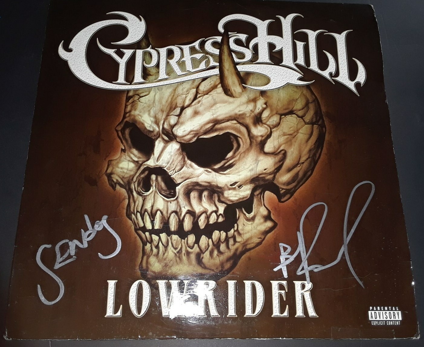 B-Real直筆サインカード　cypress hill CYPRESS HILL B REAL SEN DOGG RAP ICONS SIGNED LOWRIDER