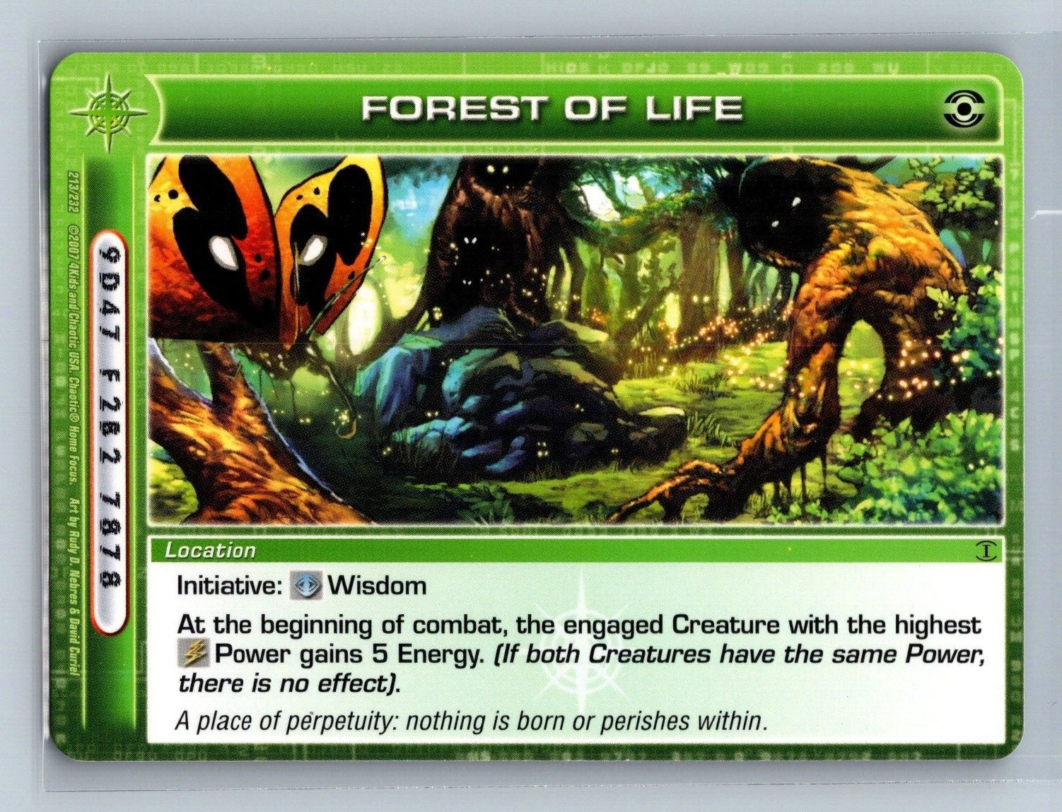 Chaotic TCG - Forest of Life 213/232 - Location - Dawn of