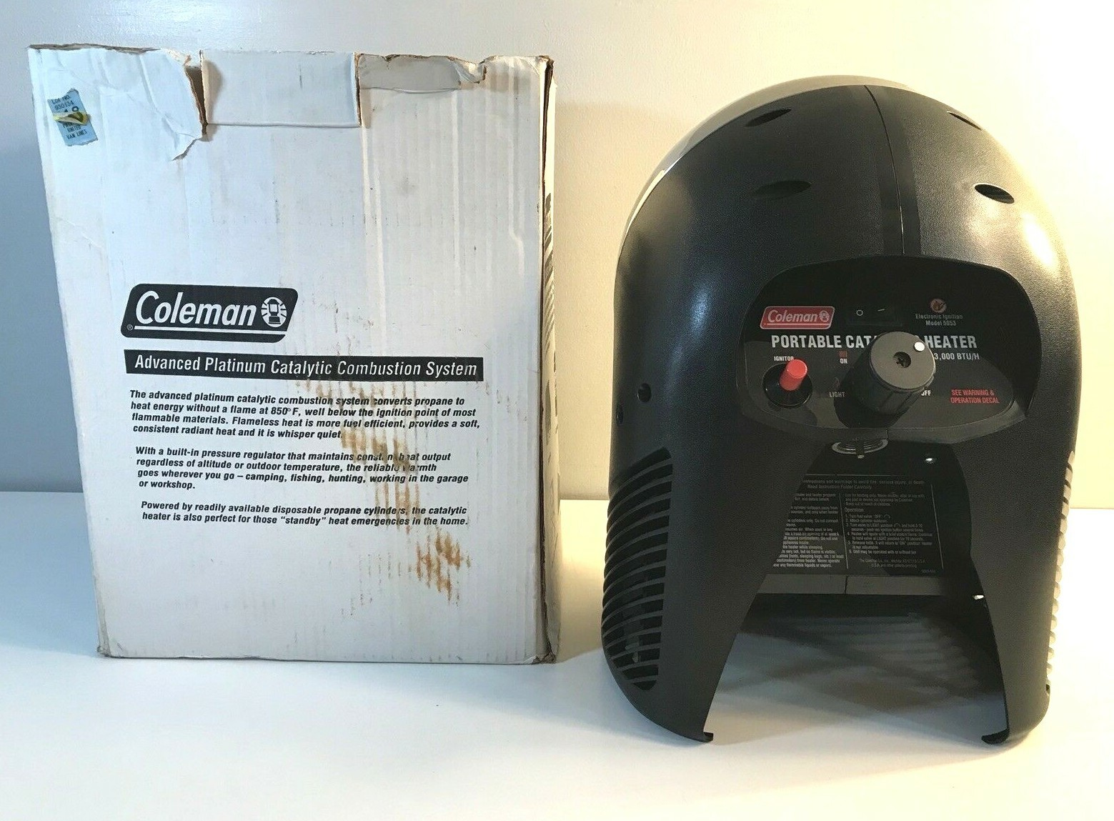 Coleman 5053-751 PowerCat 3000 BTU Portable Propane Space Heater