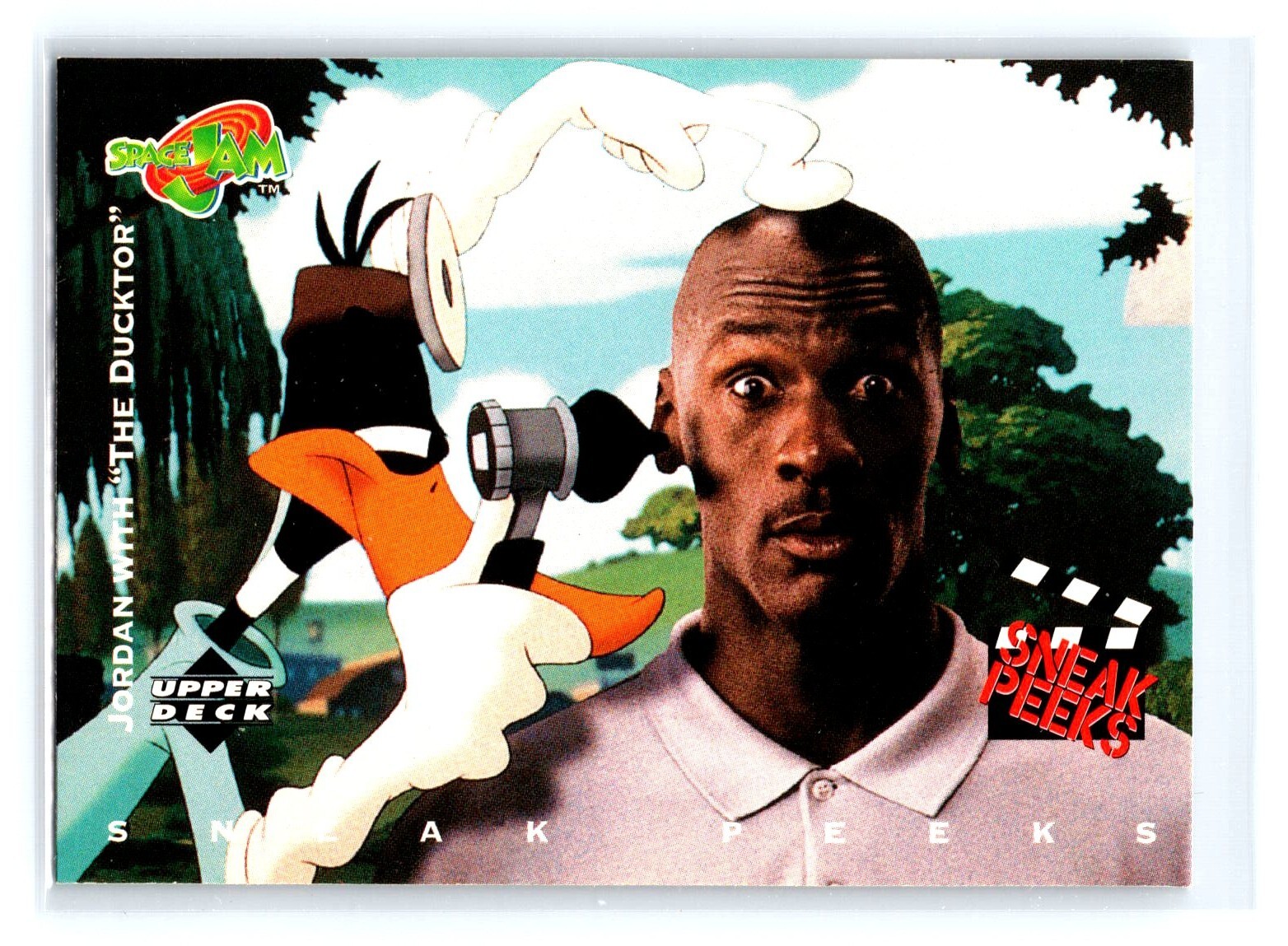 1996 Upper Deck Space Jam Sneak Peeks #51 Michael Jordan