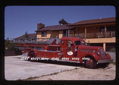 Freeport IL 1947 Seagrave 75' Aerial Fire Apparatus Slide
