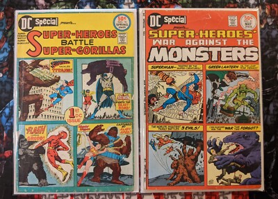 DC SPECIAL PRESENTS SUPER-HEROES #16 1975 #21 1976 LOT OF 2 DC COMICS (18R)