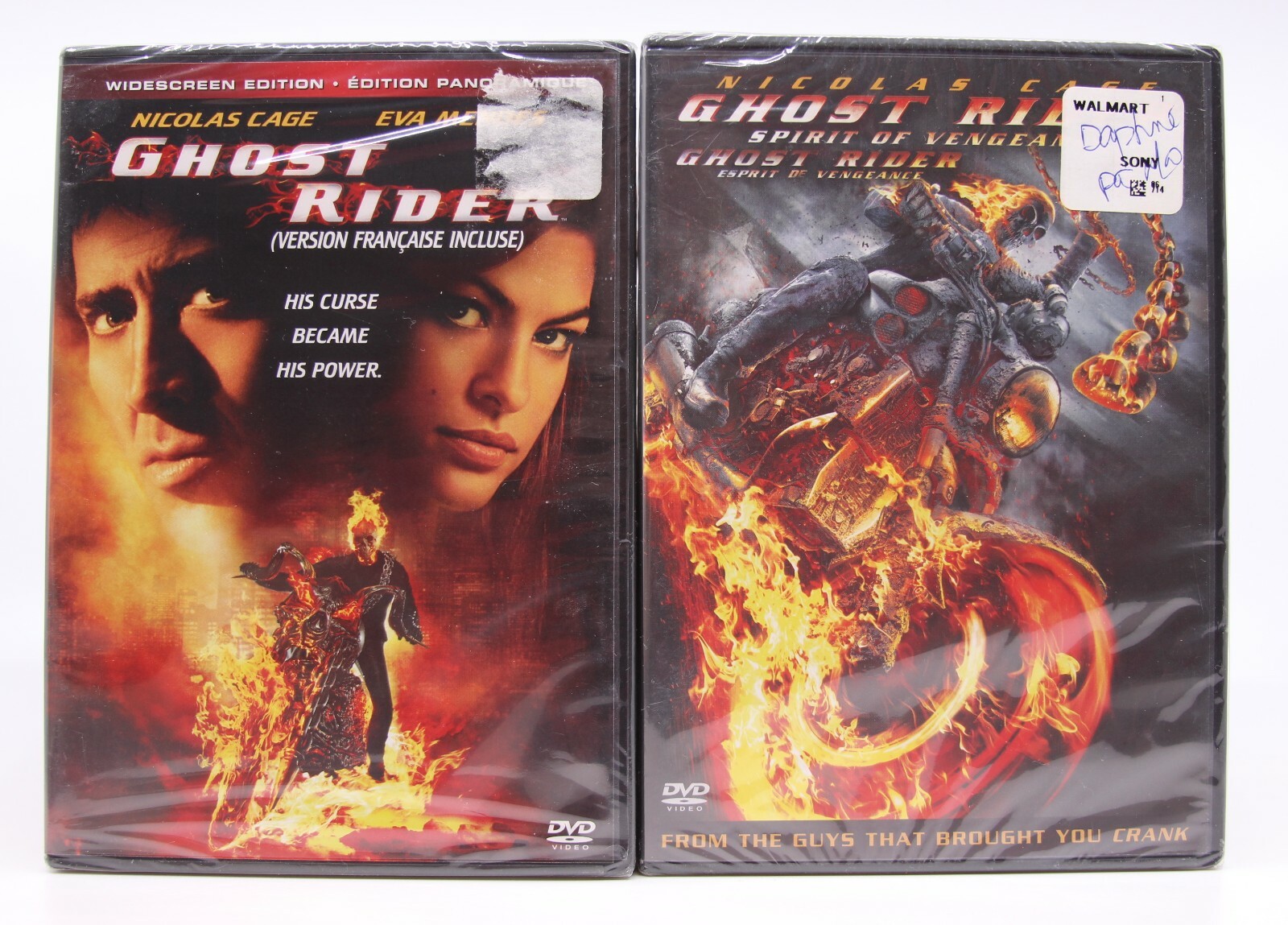 Ghost Rider 1 & 2 - DVD - Nicolas Cage - Brand New | eBay