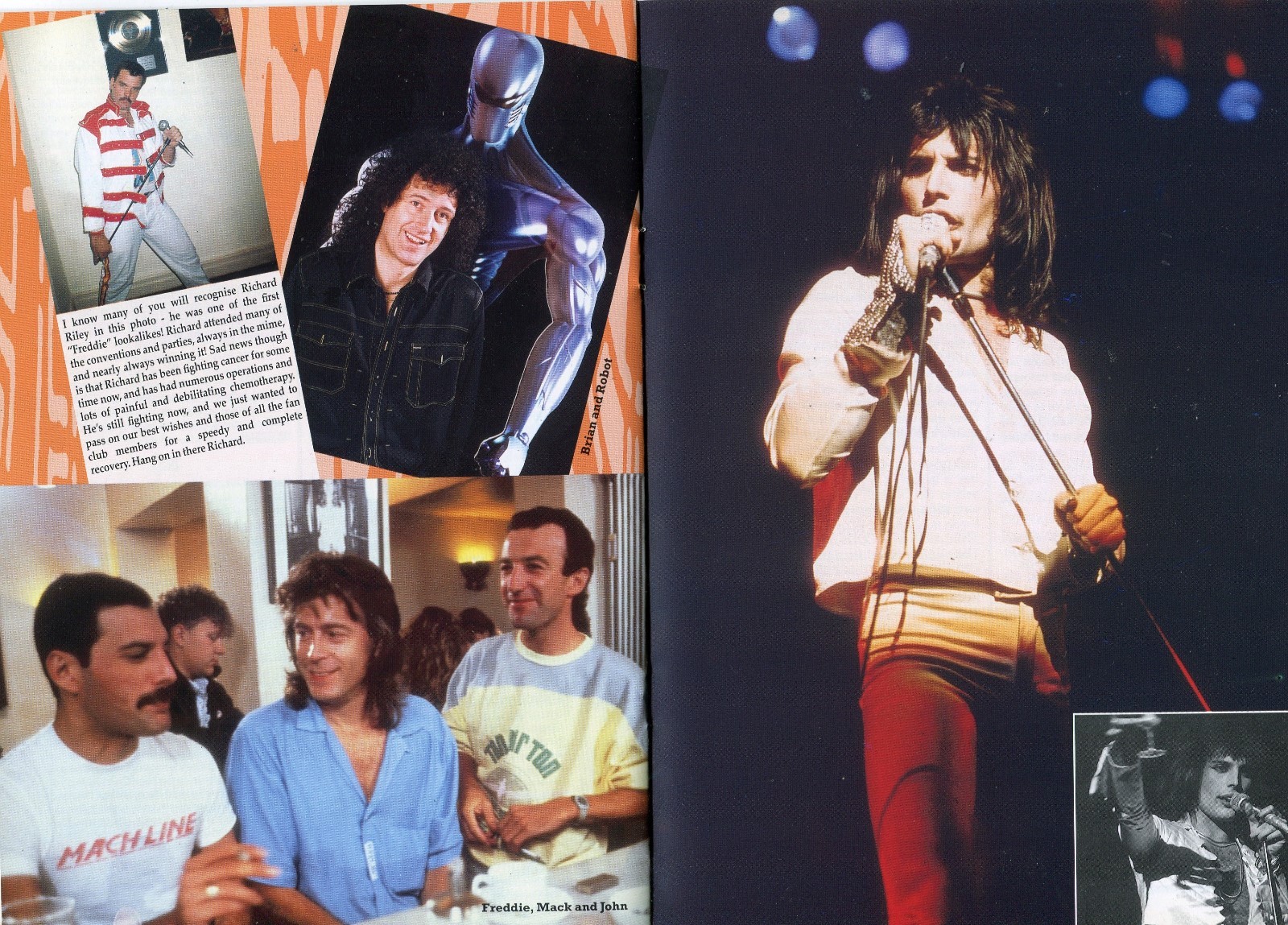 QUEEN AUTUMN 1994 OFFICIAL INTERNATIONAL FAN CLUB MAGAZINE FREDDIE MERCURY