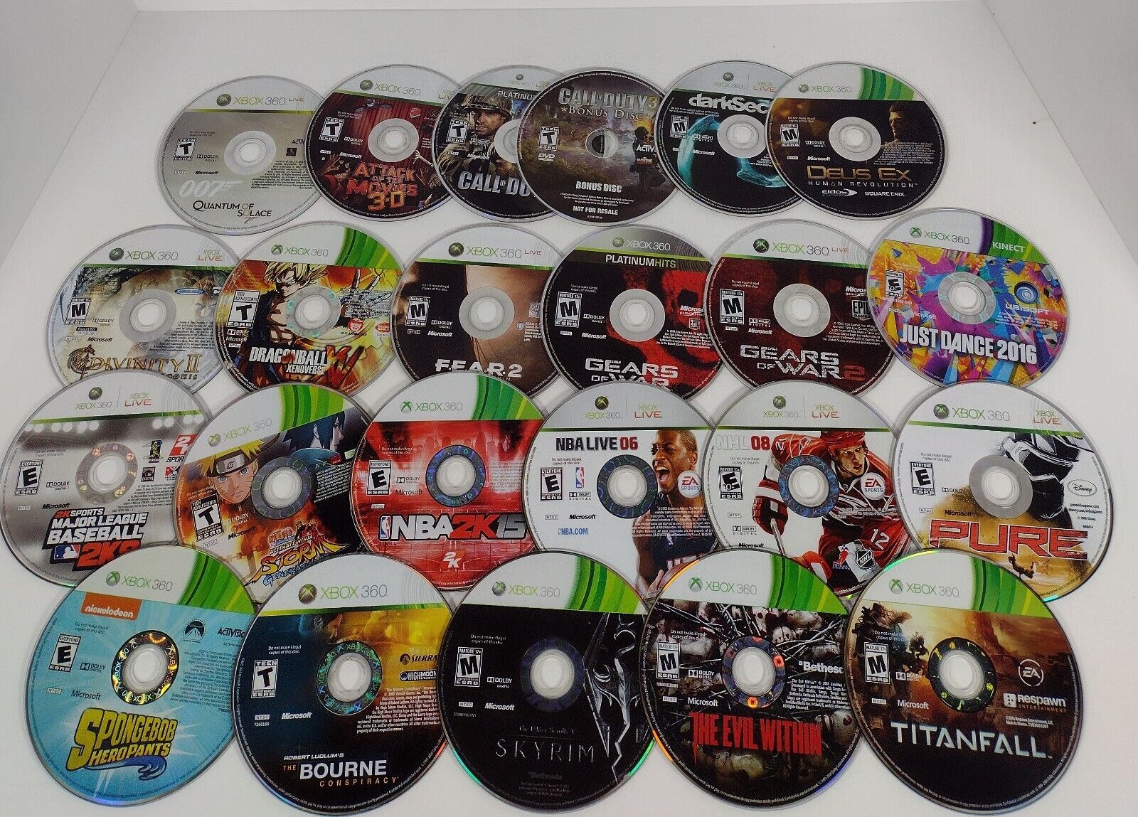 MICROSOFT XBOX 360 GAME LOT ☆ DISC ONLY ☆ BUY 3 GET 1 FREE MICROSOFT XBOX 360 GAME LOT ☆ DISC ONLY ☆ BUY 3 GET 1 FREE