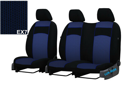 VW CRAFTER 2017 - 2023 UPHOLSTERY FABRIC TAILORED FRONT SEAT COVERS