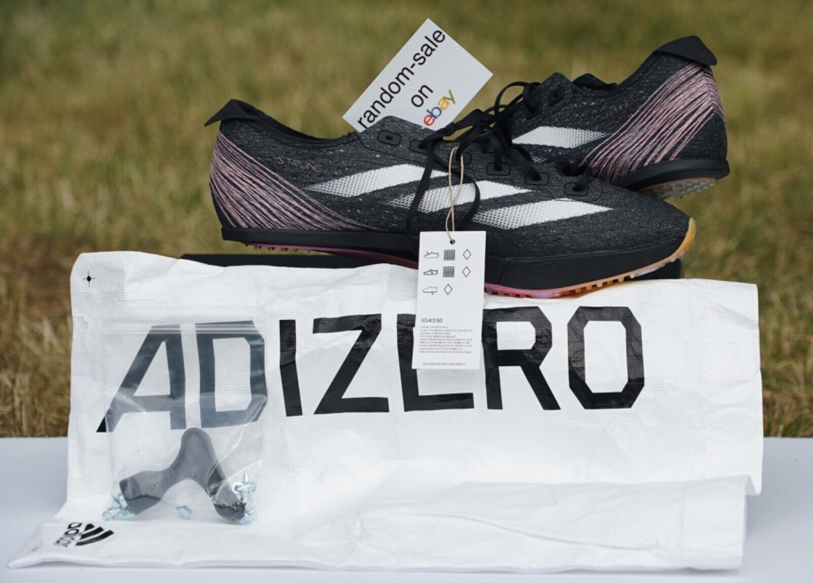 Size 10 - Adidas Adizero Prime SP 3 Strung Sprint Track Size 10 - Adidas Adizero Prime SP 3 Strung Sprint Track