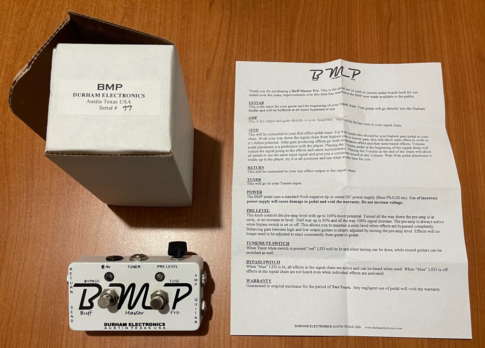 ギター Durham Electronics BMP Buff Master Pre Durham Electronics BMP 