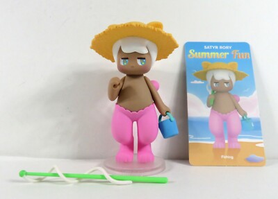 Pop Mart Satyr Rory Summer Fun Mini Figure Fishing NEW