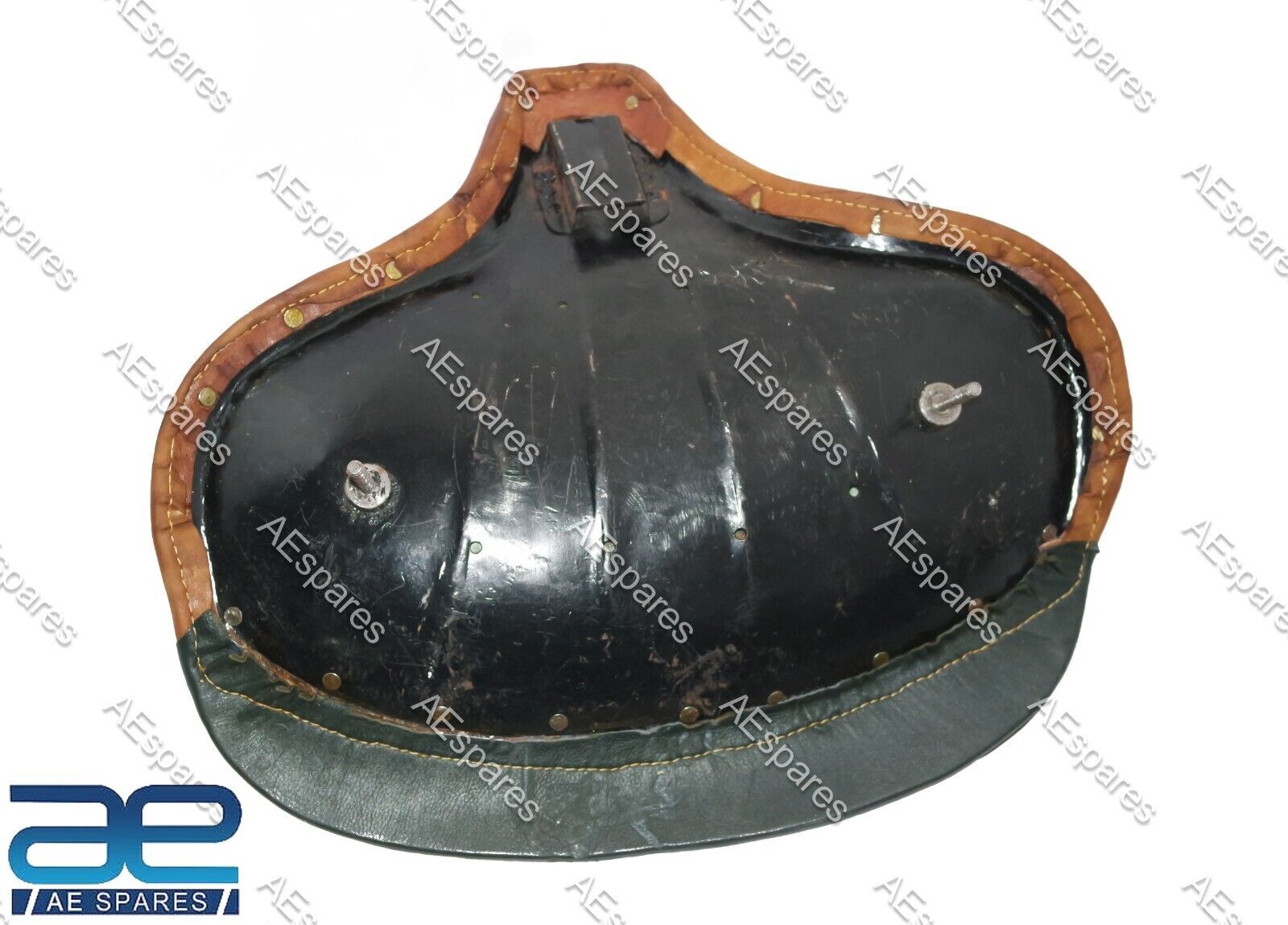For HARLEY WLA WLC VL WL Knucklehead Genuine Leather Flower Carved Solo Seat  