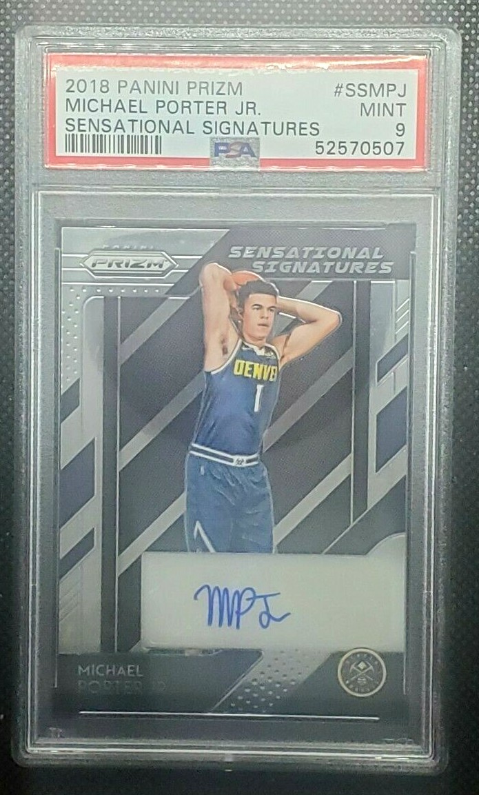 その他 PANINI PRIZM MICHAEL PORTER Jr. AUTO MICHAEL PORTER JR. 2018-19 PANINI PRIZM SENSATIONAL SIG RC