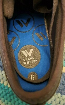 Shaun White Boy's BOWERY LOW Shoes - Grey Skateboarding **NEW** Size Choice