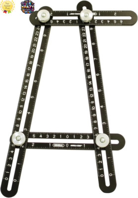 General Tools Angle-Izer PRO 835 Metal Template Tool Black