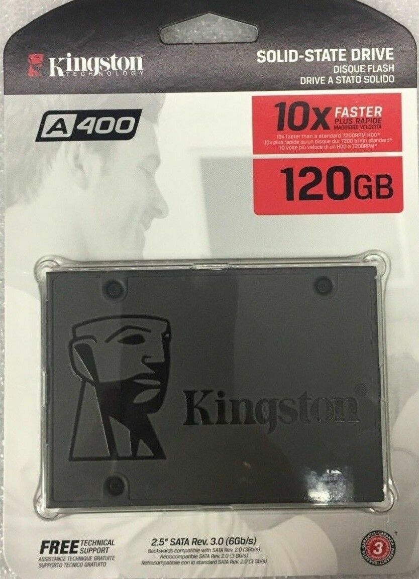 Kingston A400 120 GB Solid State Drive SATA 2.5