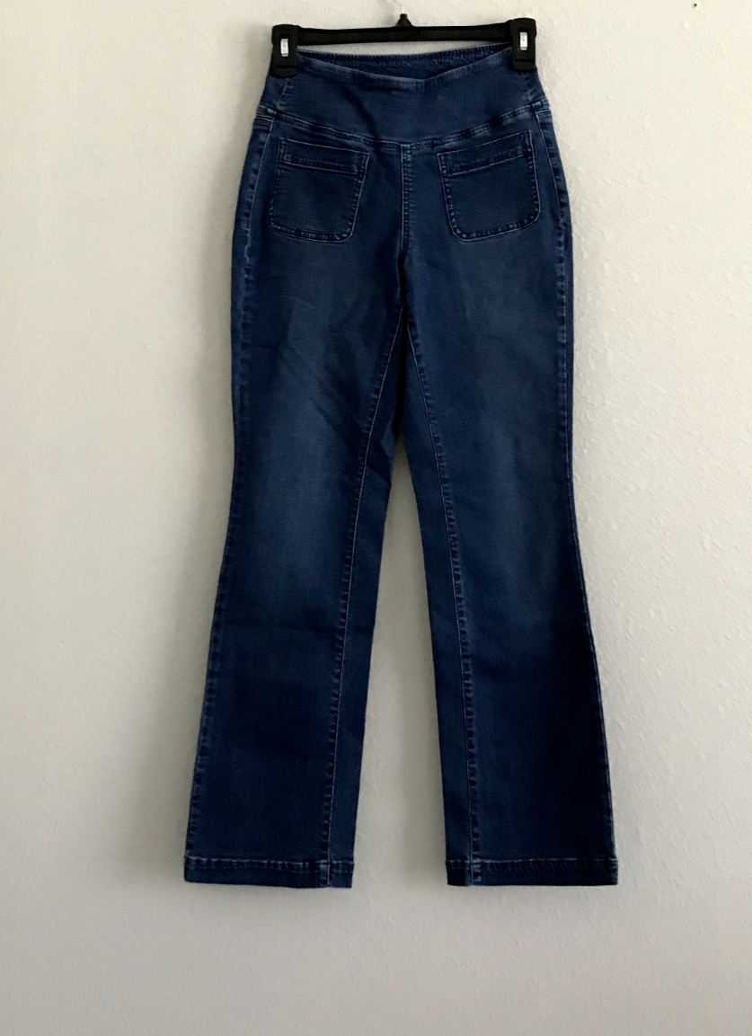 【2plan】Washed Coated Bootcut Trousers Bootcut Wool Double-Face Pants