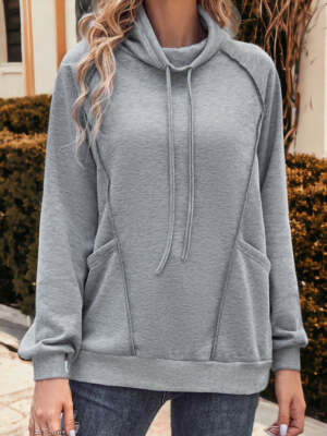 ★OY★PANEL CONTRAST POCKET HOODIE-WHITE★正規品/直送料込 Contrast Seam Loose Fit Hoodie | eBay