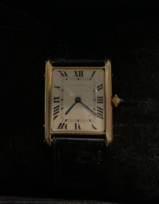 Vintage cartier tank watch mens cheap