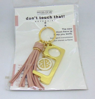 DON'T TOUCH THAT! Keychains Rose NWT