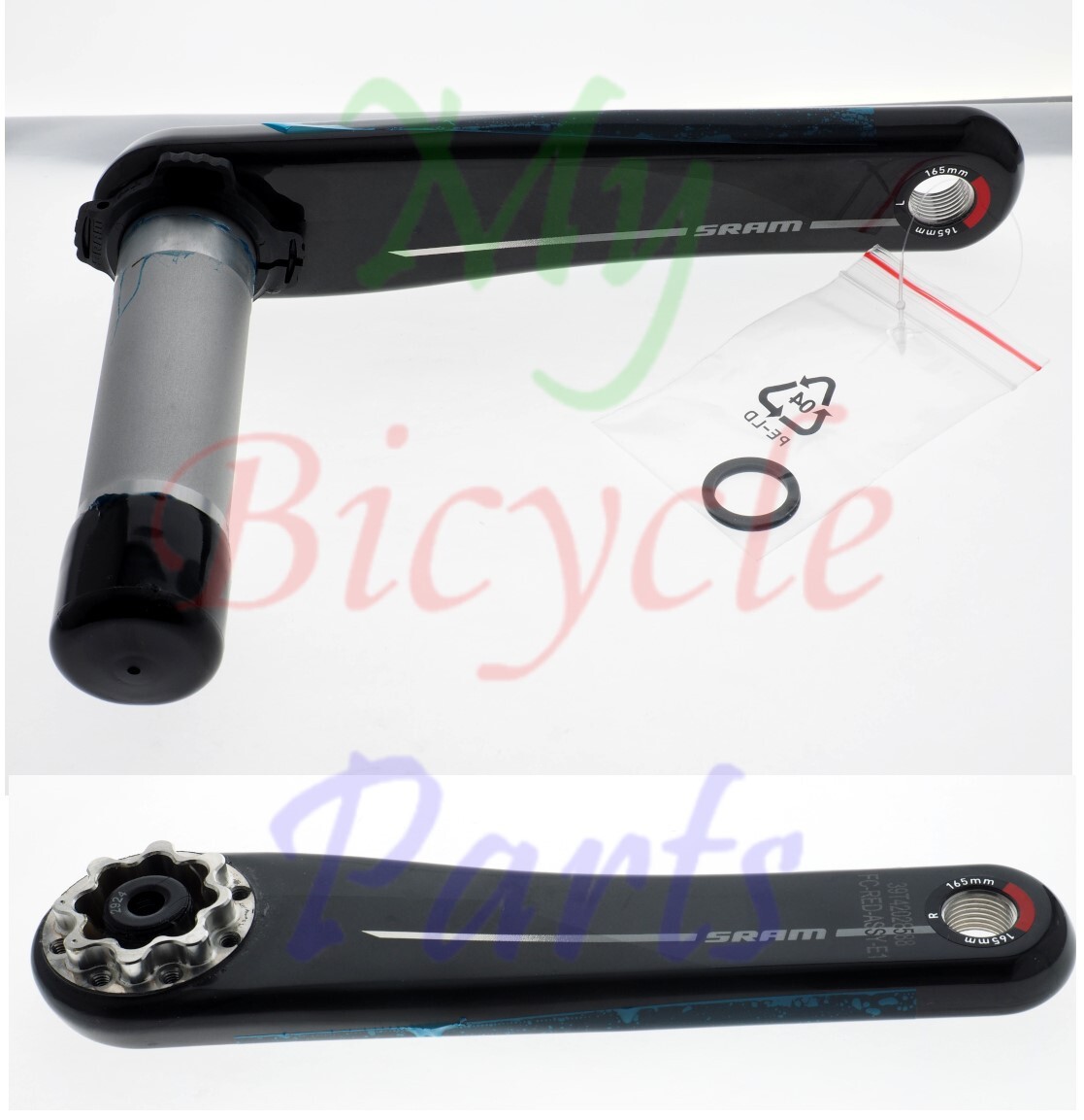 【美品】SRAM Red E1 AXS Crankarm DUB 165mm SRAM RED E1 DUB Crank Arm Assembly - Nomad Frontiers