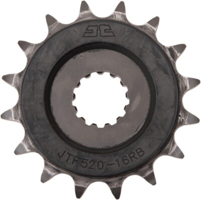 Front Steel Countershaft Sprocket w/ Rubber Damper - 16 Tooth 525 JT JTF520.16RB