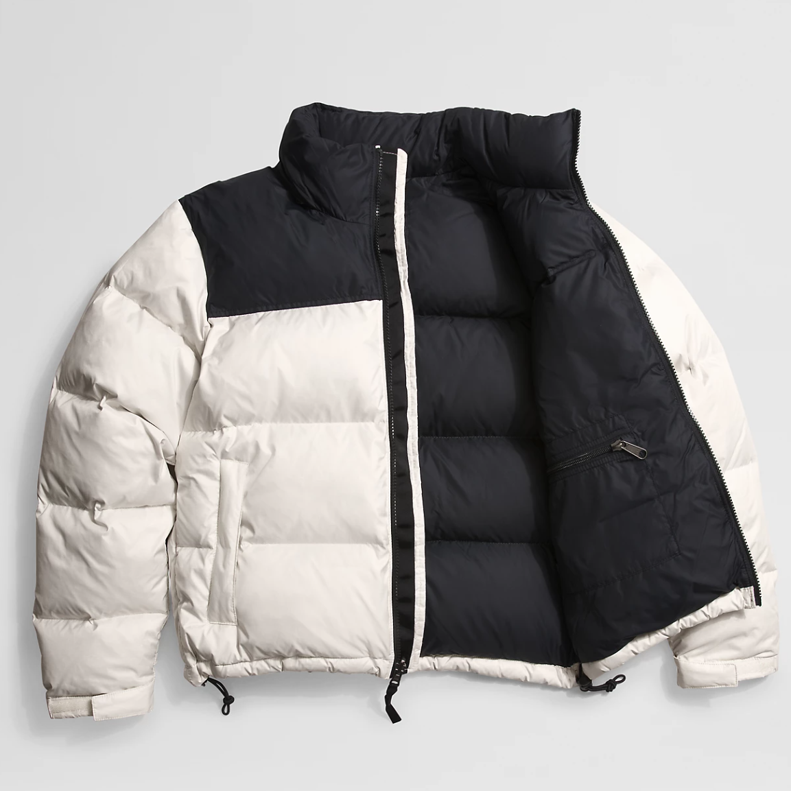 Pre-owned The North Face Women  1996 Retro Nuptse Jacket Gardenia White(nf0a3xeo N3n)