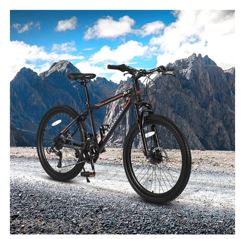 24 inch Kids Bike for Boys Girls, Kids Mountain Bike with Disc Brakes 21 Speed