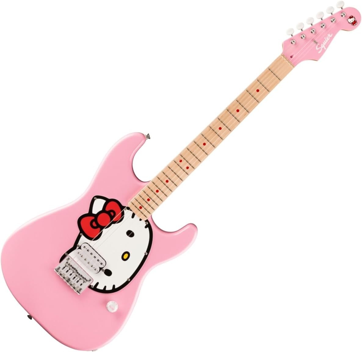 Squier by Fender Limited Edition Hello Kitty Stratocaster