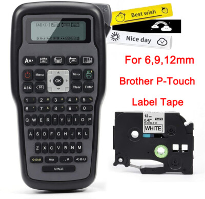 Brother P-Touch Industrial Label Maker Printer for TZe-231 TZ231 12mm Label Tape
