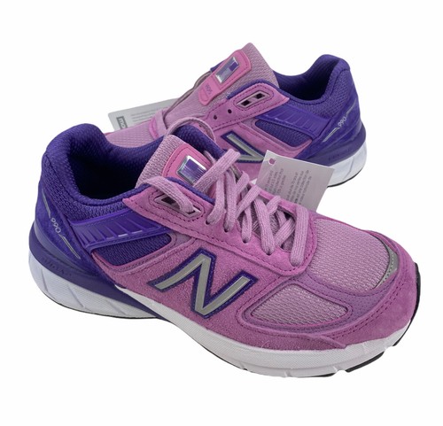 

NEW New Balance 990v5 Prism Фиолетово-розовые туфли Кроссовки Сделано в США Женские Размер 5, Розовый, New Balance 990