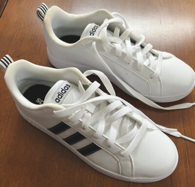 adidas vs advantage low leather trainers uk6us65eu39 db0686 white 225996018100