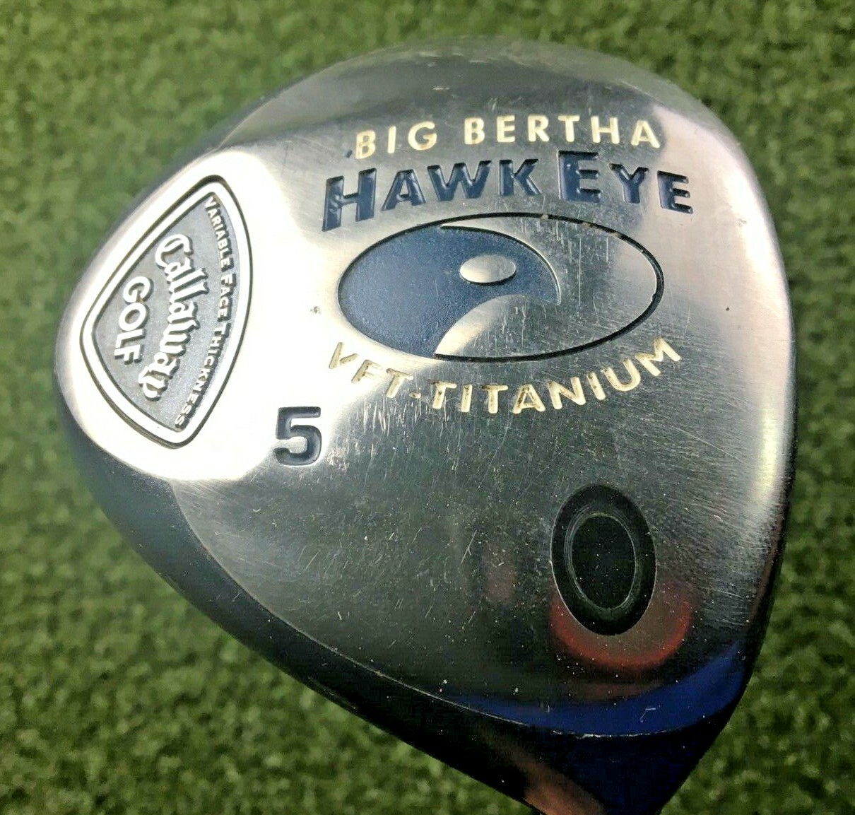 Callaway Big Bertha Hawk Eye 5 Wood Ladies Graphite Shaft Callaway Gems Grip +HC Callaway Big Bertha Hawk Eye 5 Wood Ladies Graphite Shaft Callaway Gems Grip +HC