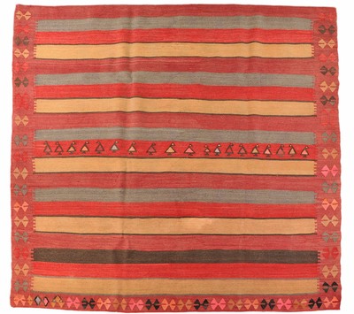 Kelim Azerbaijan Nomaden Teppich 180 x 180 cm Vintage kilim rug