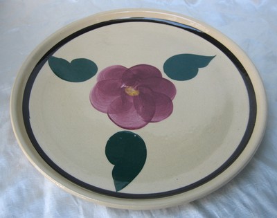 Vintage Watt Pottery Rio Rose Large 12