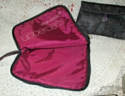 Virgin AtlanticTablet Ipod  Tablet Zip Around 10 1/2 x 8 & Small Cosmetic Bag