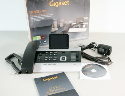 Gigaset DX600 A ISDN Schnurgebundenes Telefon mit Anrufbeantworter K9