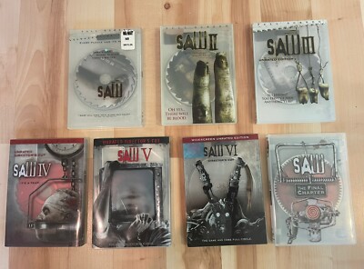 Saw 1-7 (I, II, III, IV, V, VI, VII)  DVD Special Unrated  Director's Cut