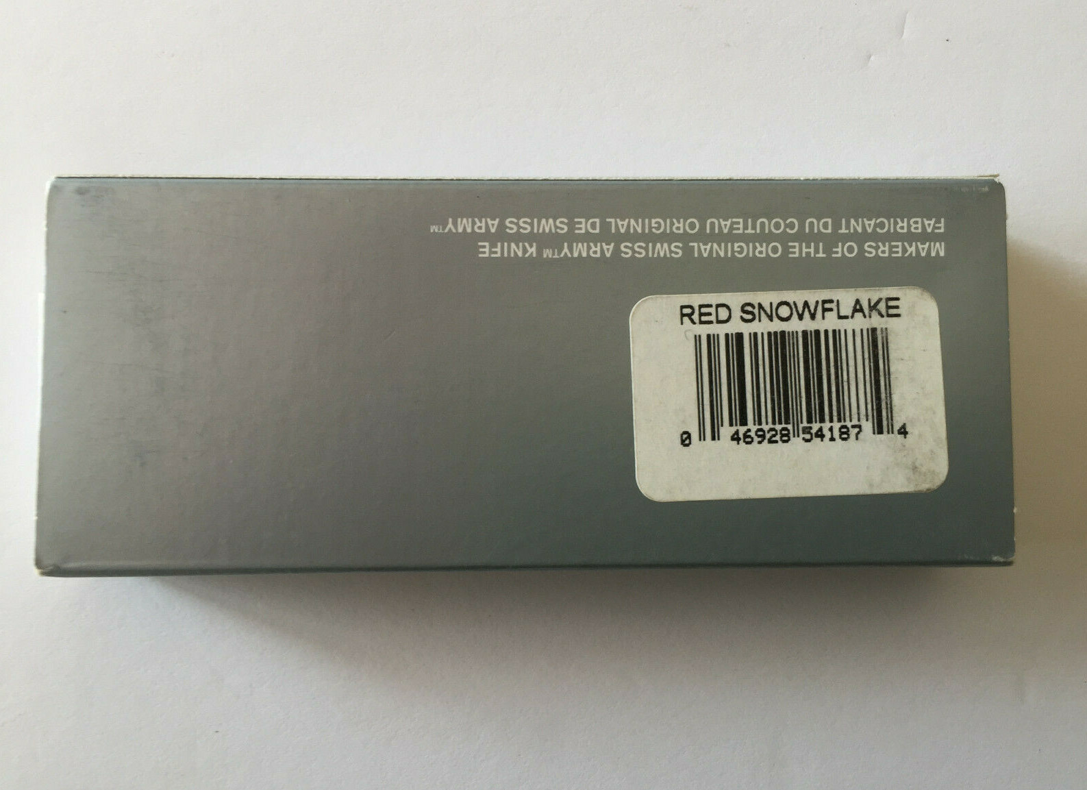 VICTORINOX KNIFE  SNOWFLAKE RED