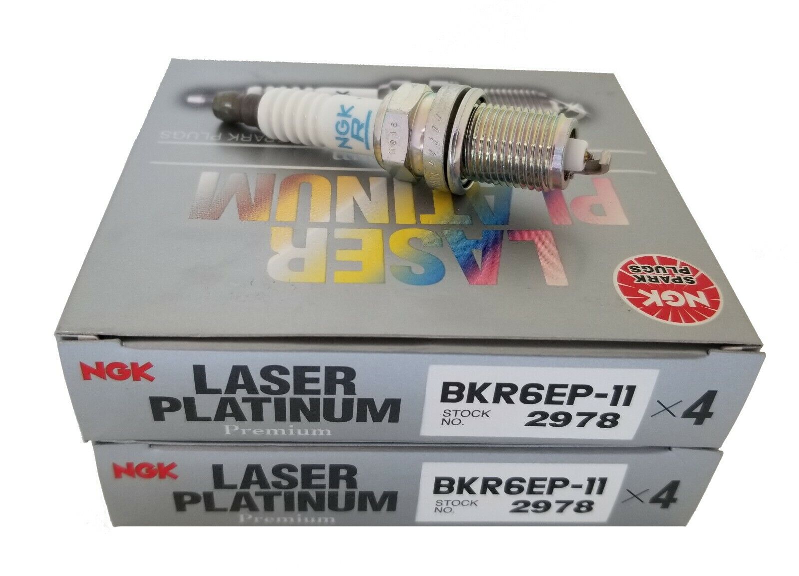 NGK Laser Platinum Spark Plug 2978 BKR6EP-11 NGK Laser Platinum Spark Plug 2978 BKR6EP-11