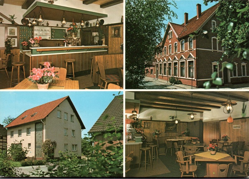 Ak Hemmingen, Mehrbildkarte Hotel Zur Post Dorfstr. 63 Verlag Grobbel (Nr. 2689)