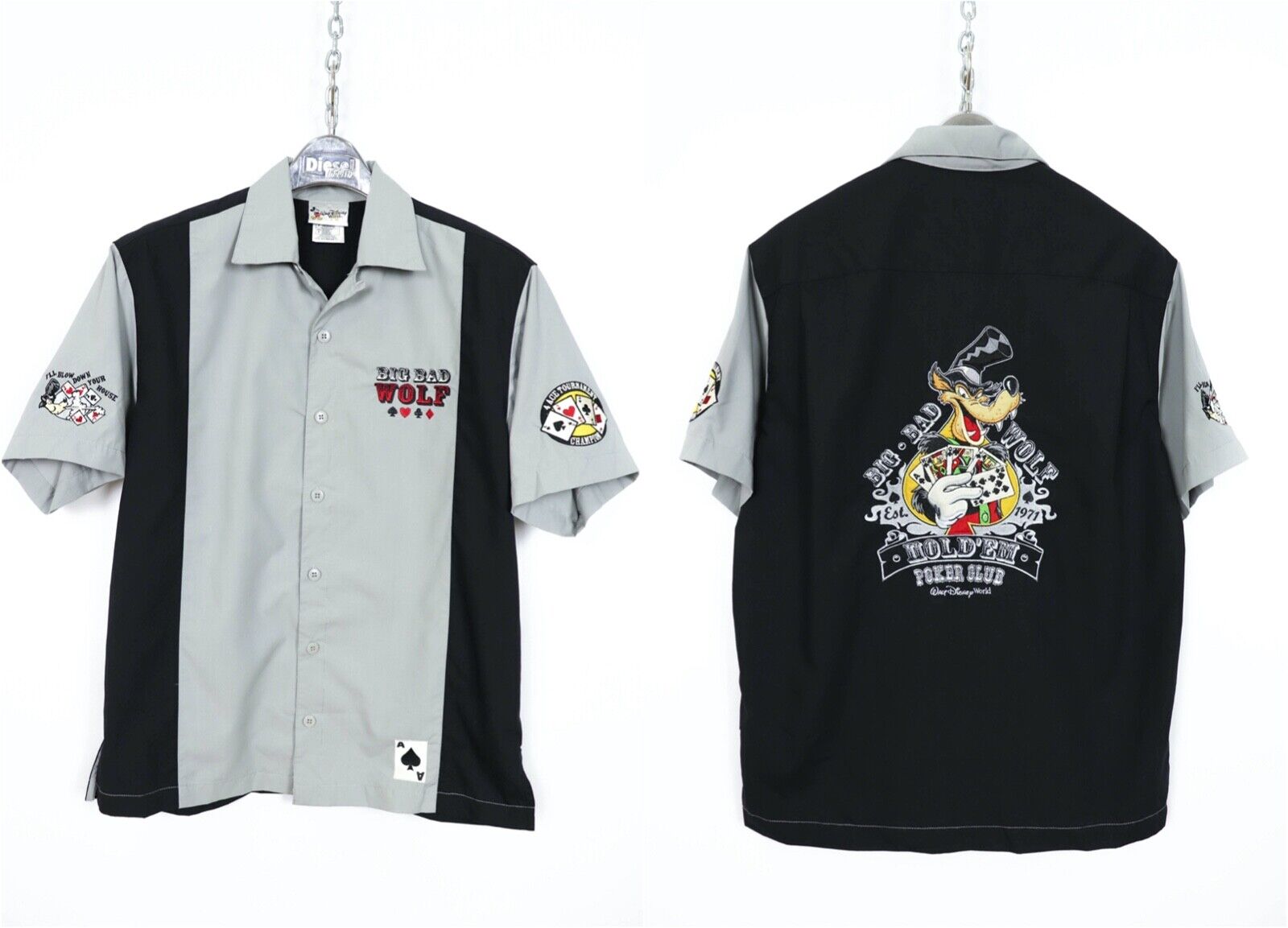 Walt Disney Vintage 90s Big Bad Wolf Texas Hold'em Poker Walt Disney Vintage 90s Big Bad Wolf Texas Hold'em Poker