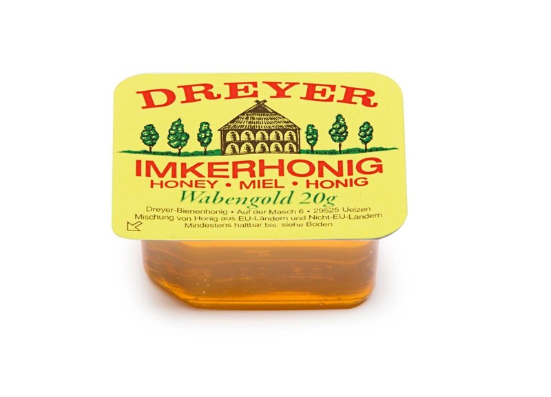 Dreyer Imkerhonig FlÃ¼Ssig 120 X 20g Portionen (2,4 Kg)