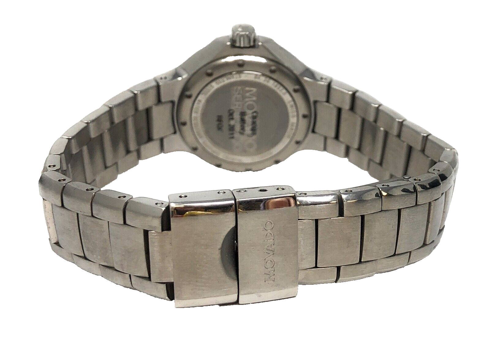 Pre-owned Movado Ladies Watch Series 800 2600053 Silver Tone S. Steel Swiss Quartz/ 30mm