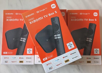 XIAOMI Mi TV box S 2nd Gen 4k Ultra HD android TV Streaming Media Player NEW