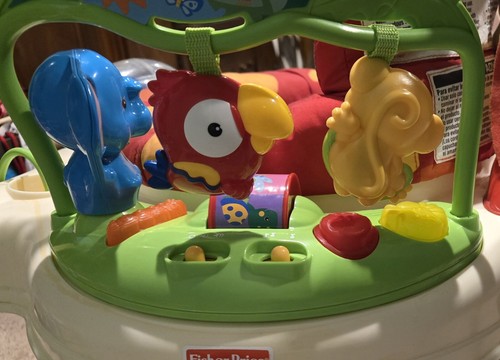 ベビージム Fisher-Price Rain Forest Jumperoo Fisher-Price Baby Bouncer Rainforest Jumperoo Musical