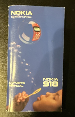 Nokia 918 Cellphone Owner's Manual & Accessory Guide