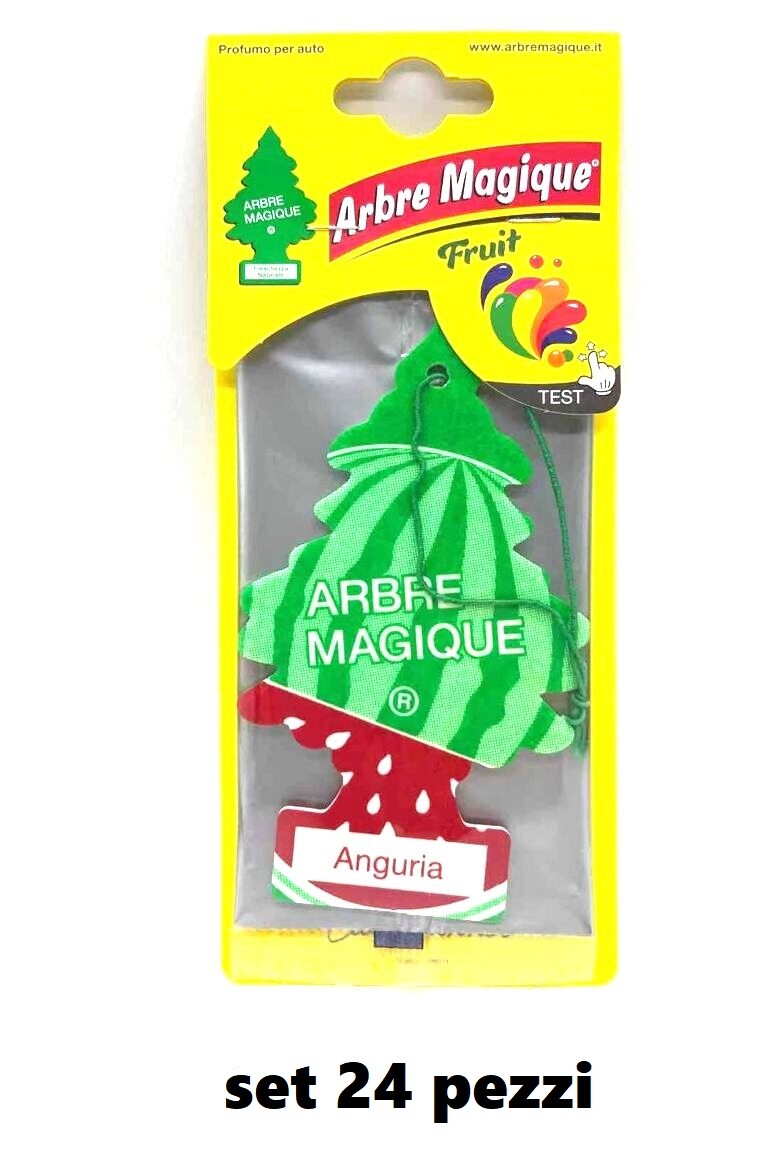 Set 24 Pezzi Arbre Magique Profumo Deodorante Interni Auto Anguria awe