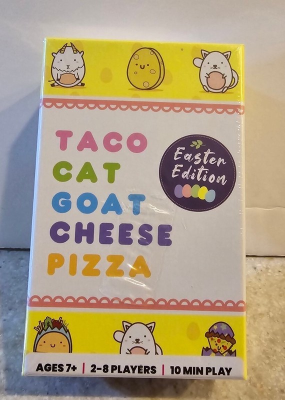 Taco Cat Goat Cheese Pizza Card Game "Easter Edition" New