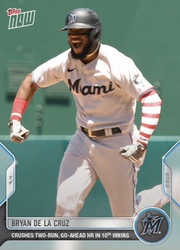 2022 Topps Now - Bryan De La Cruz #464