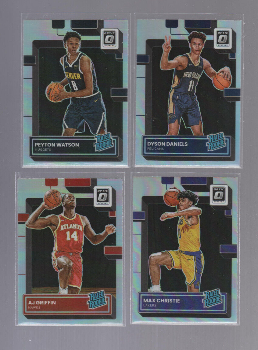 4 ) 2022 23 DONRUSS OPTIC NBA SILVER HOLO PRIZM RATED ROOKIE 4 ) 2022 23 DONRUSS OPTIC NBA SILVER HOLO PRIZM RATED ROOKIE